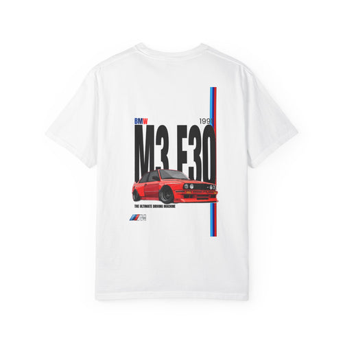 BMW M3 E30 M PERFORMENCE Unisex Garment-Dyed T-shirt