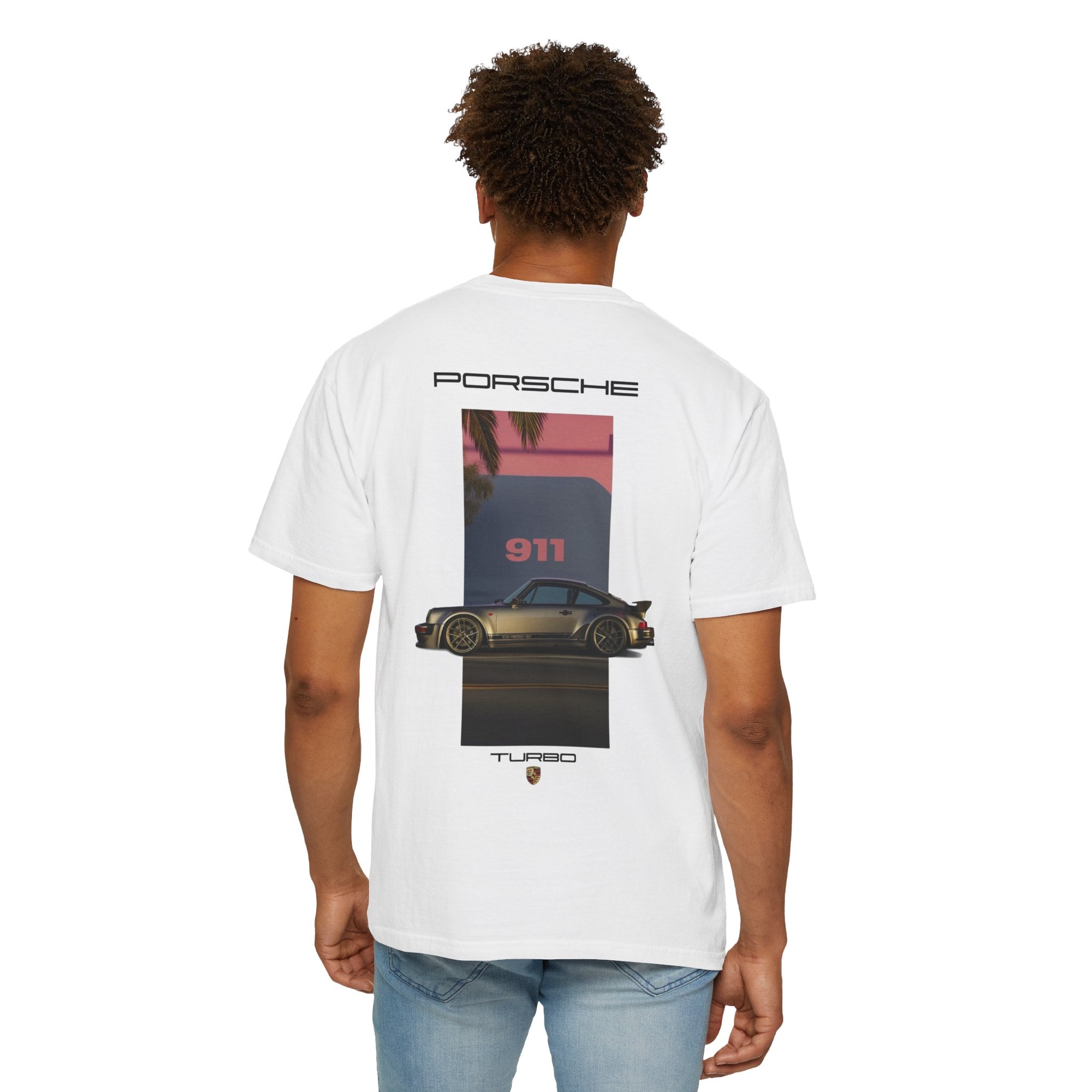 Porsche 911 Turbo T-Shirt — Vintage Turbo Poster Design