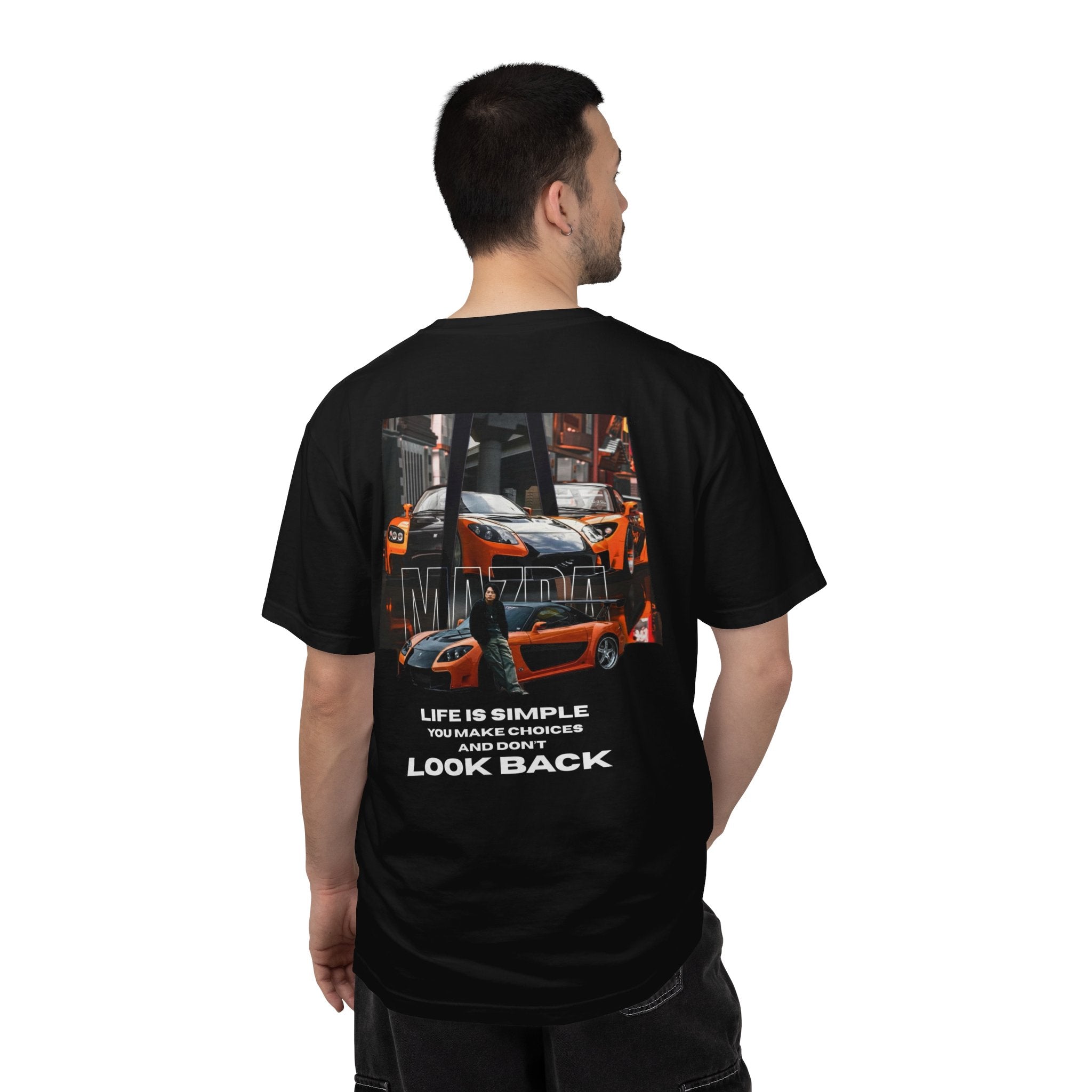 DRIFT KING MAZDA RX-7 Unisex Garment-Dyed T-shirt