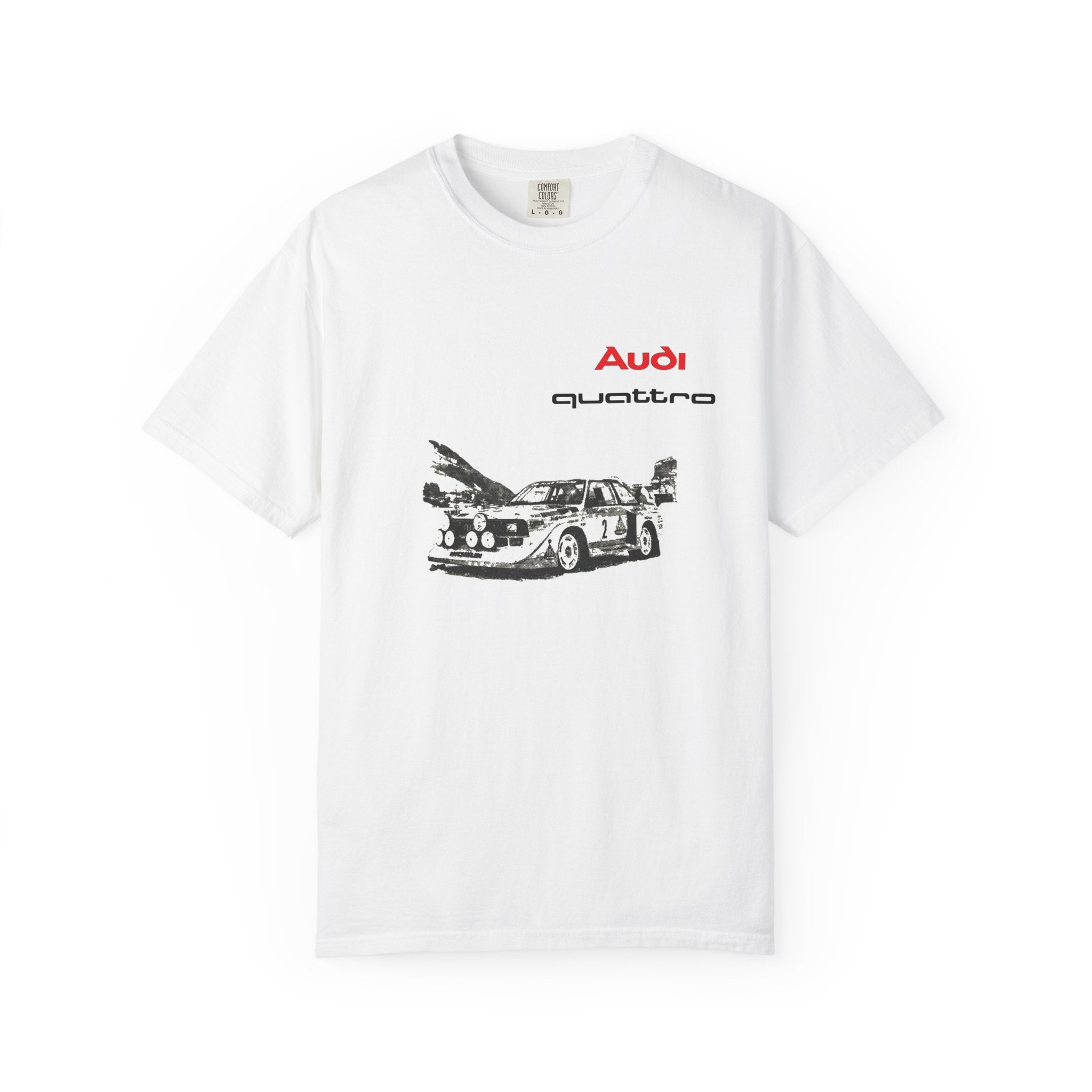 SUPER LIMITED Audi Quattro Vintage RALLY  T-Shirt