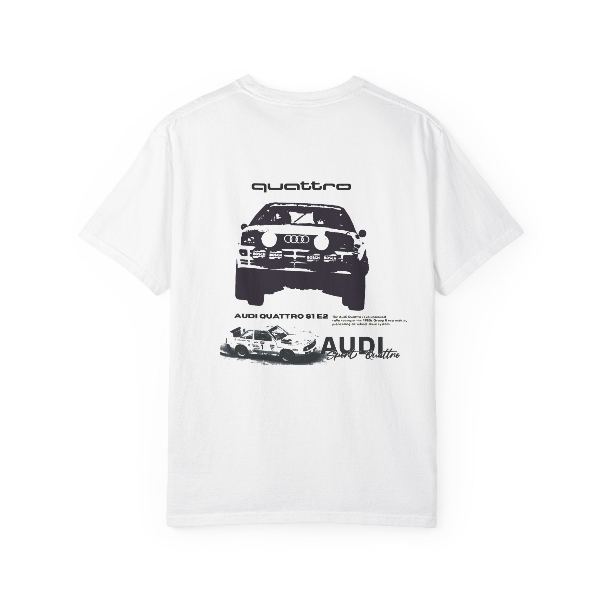 SUPER LIMITED Audi Quattro Vintage RALLY  T-Shirt